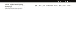 Desktop Screenshot of fredricrobertsworkshops.org